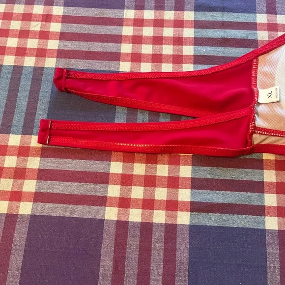 Red Triangle Bikini Top - Picture 7 of 9